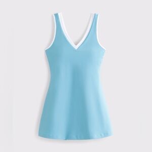 Abercrombie & Fitch Light Blue Mini Tennis Dress